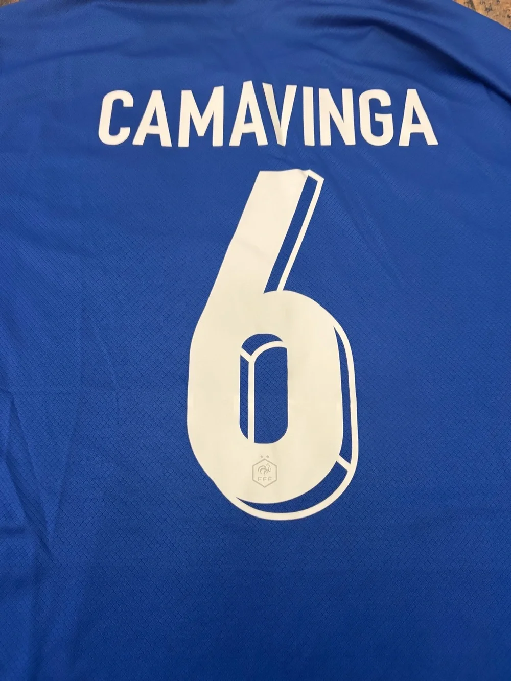 Nike - France National Eduardo Camavinga #6 Jersey